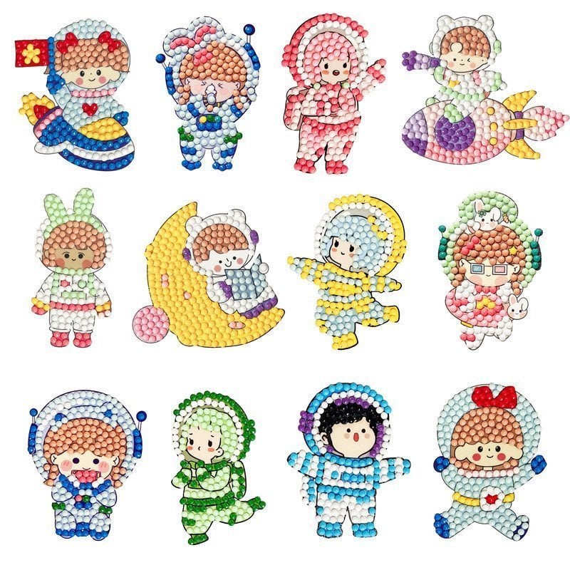 🔥Summer Hot Sale 48% OFF💖DIY children's free stick cartoon diamond painting🔥(Buy 6 Free Shipping)
