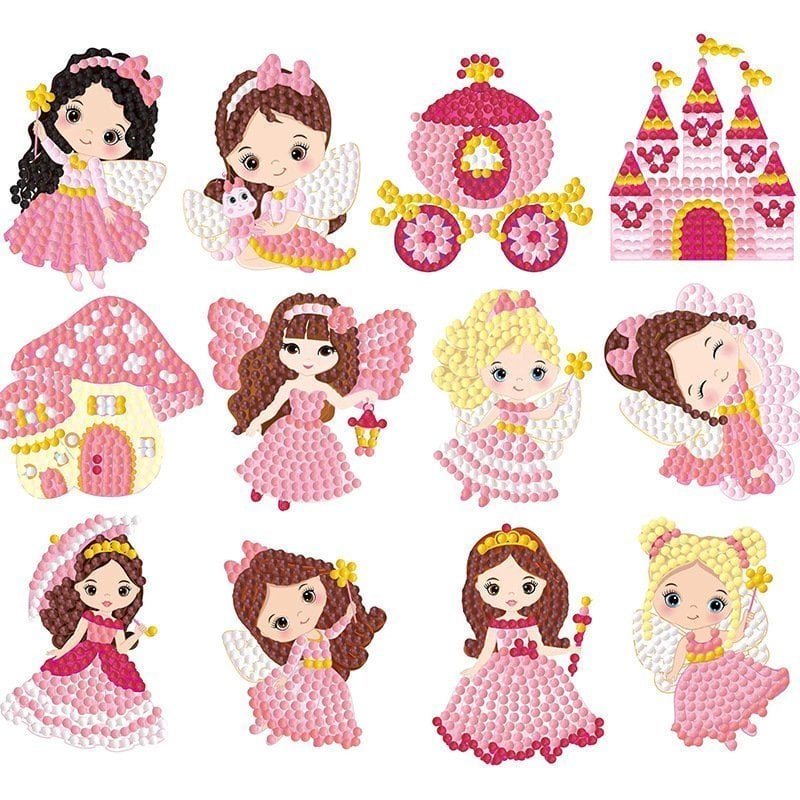 🔥Summer Hot Sale 48% OFF💖DIY children's free stick cartoon diamond painting🔥(Buy 6 Free Shipping)