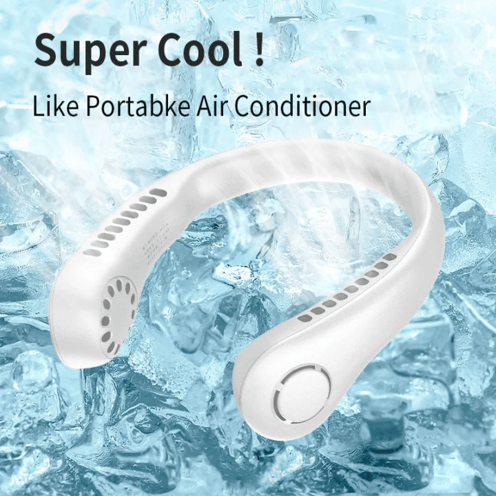🔥Portable Neck Fan, Bladeless Hands Free Fan🔥