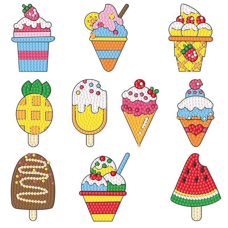 🔥Summer Hot Sale 48% OFF💖DIY children's free stick cartoon diamond painting🔥(Buy 6 Free Shipping)