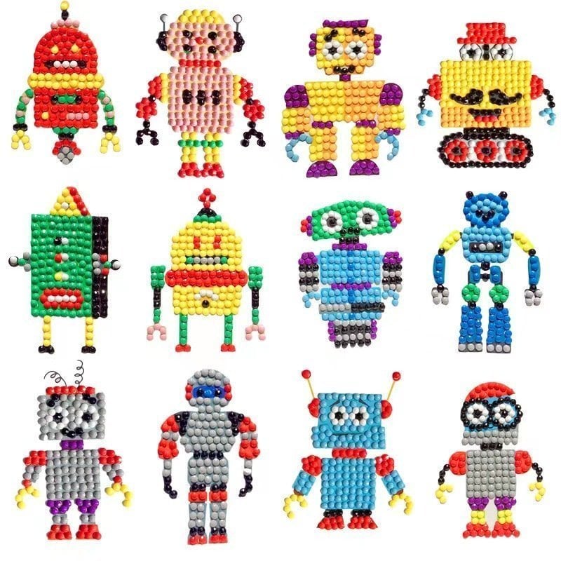 🔥Summer Hot Sale 48% OFF💖DIY children's free stick cartoon diamond painting🔥(Buy 6 Free Shipping)