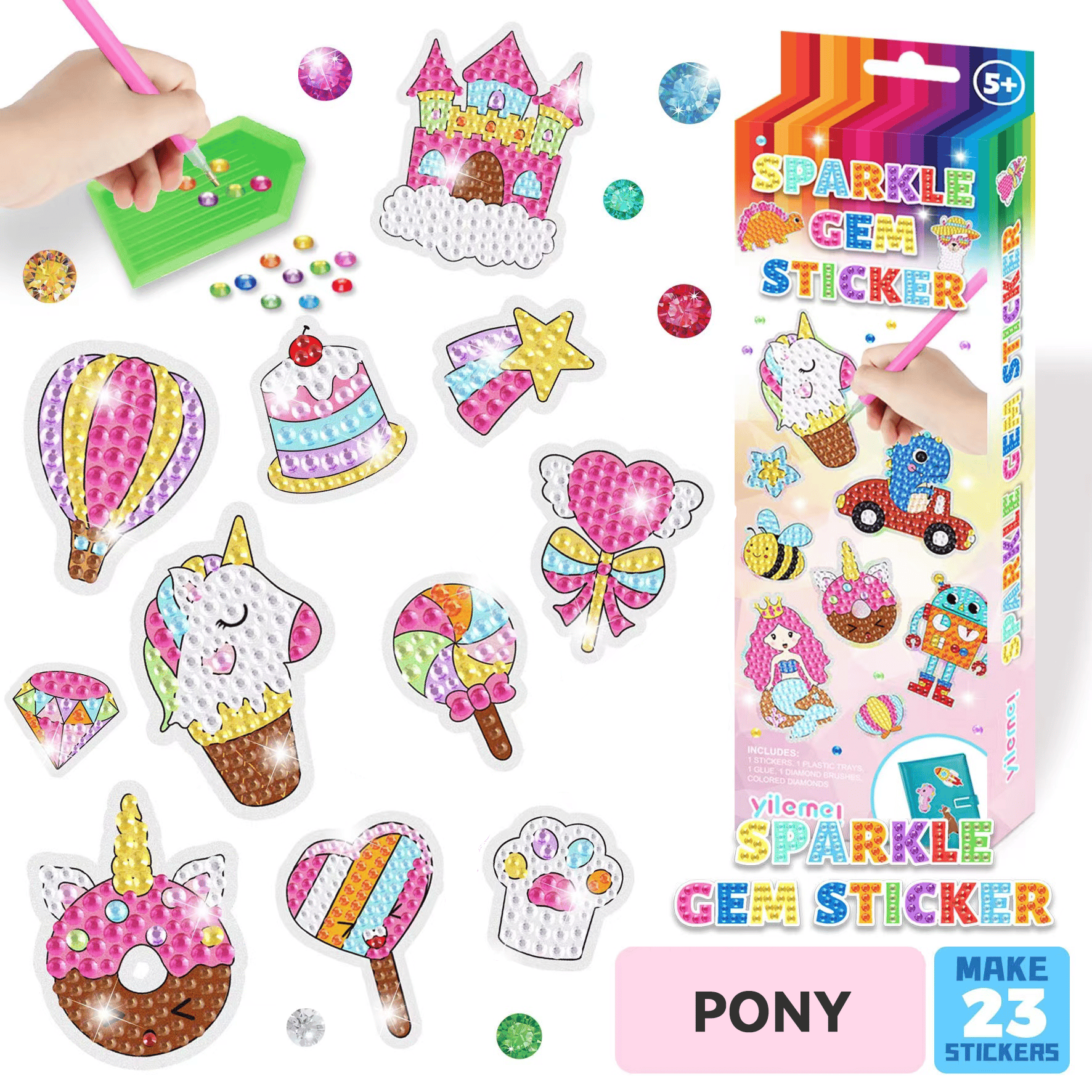 🔥Summer Hot Sale 48% OFF💖DIY children's free stick cartoon diamond painting🔥(Buy 6 Free Shipping)