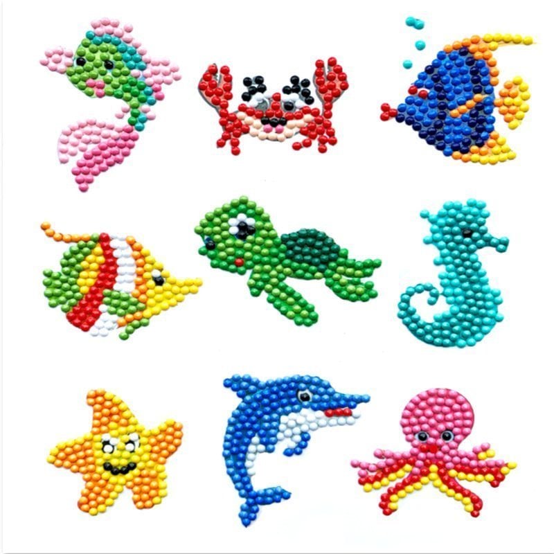 🔥Summer Hot Sale 48% OFF💖DIY children's free stick cartoon diamond painting🔥(Buy 6 Free Shipping)