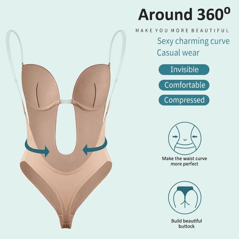 🔥Buy 2 Free Shipping - Plunge Backless Body Shaper Bra
