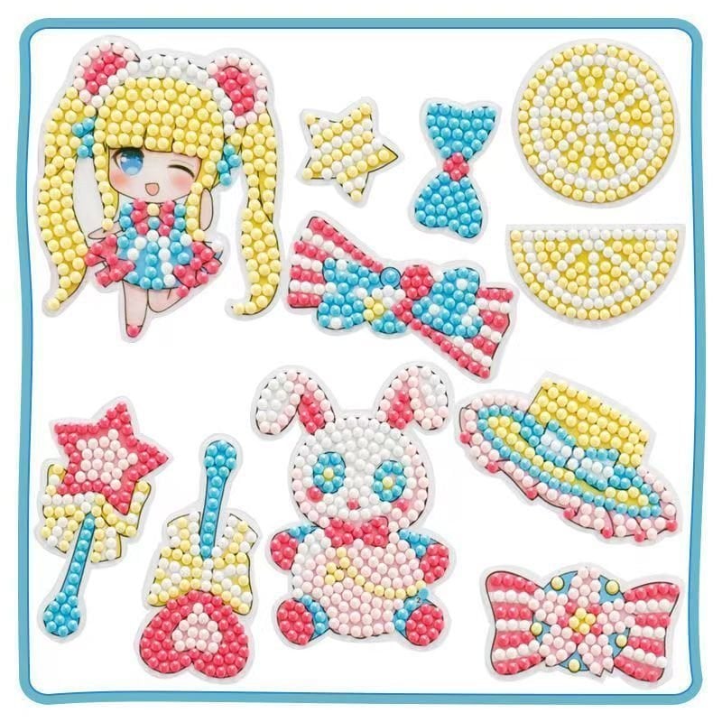 🔥Summer Hot Sale 48% OFF💖DIY children's free stick cartoon diamond painting🔥(Buy 6 Free Shipping)