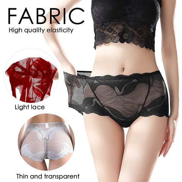 💝Hot Sale 💝-Ladies Silk Lace Handmade Underwear Pack
