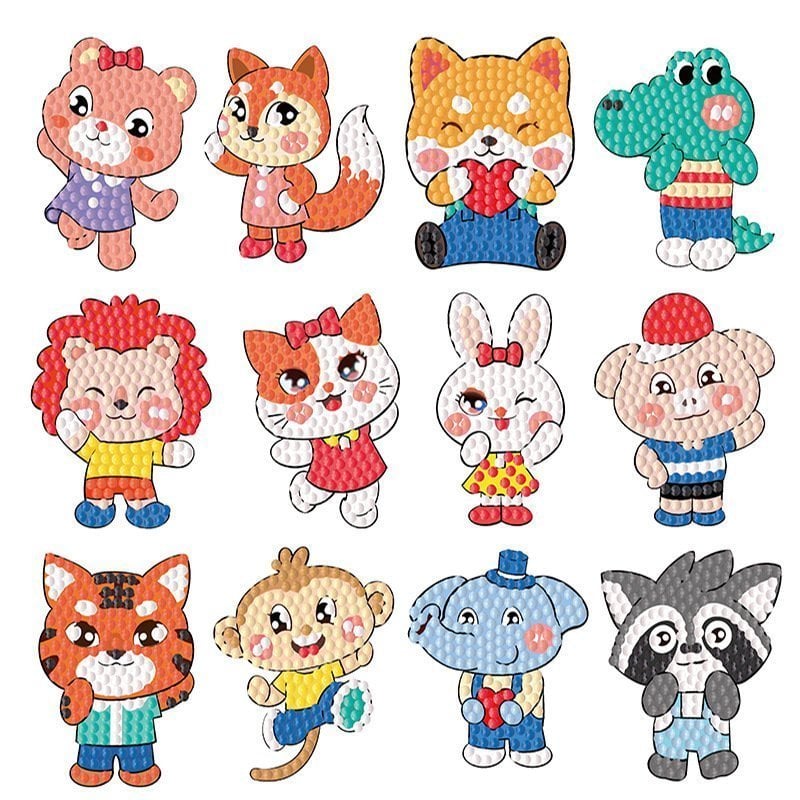 🔥Summer Hot Sale 48% OFF💖DIY children's free stick cartoon diamond painting🔥(Buy 6 Free Shipping)