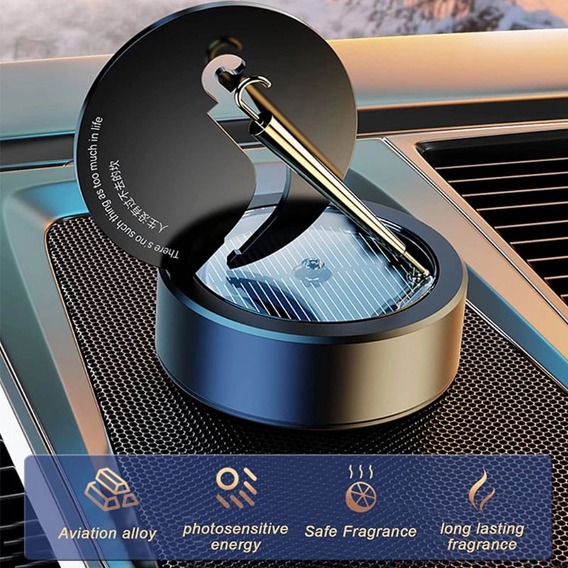 Rotating Umbrella Solar Car Aromatherapy Artwork
