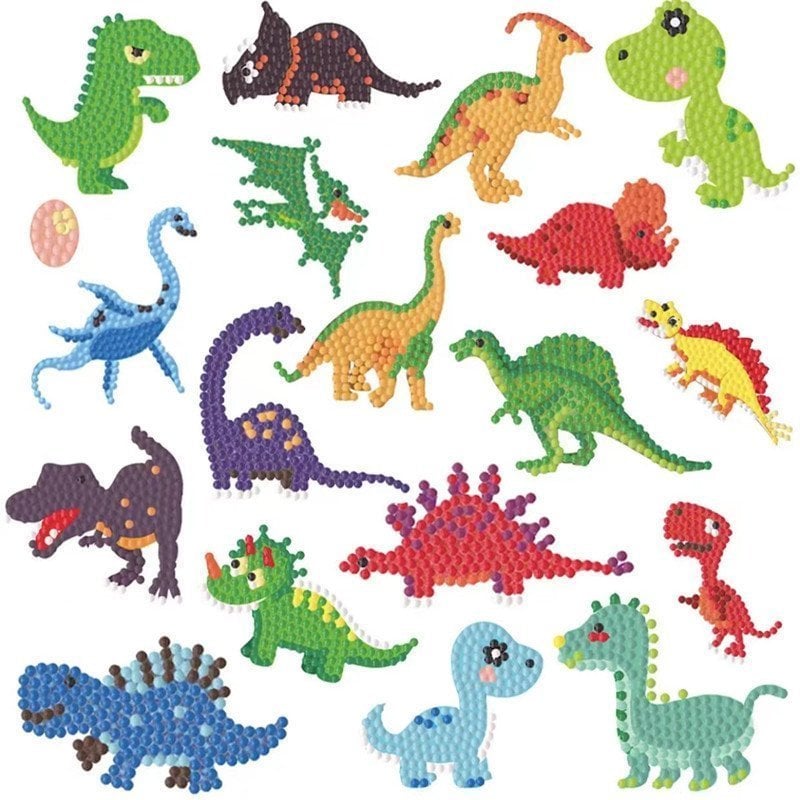 🔥Summer Hot Sale 48% OFF💖DIY children's free stick cartoon diamond painting🔥(Buy 6 Free Shipping)