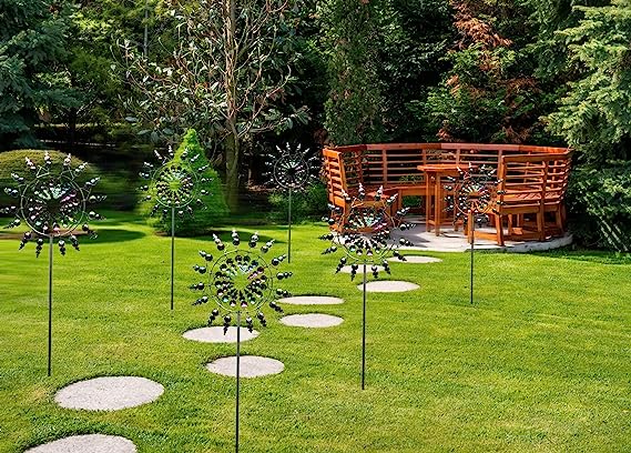 🎁HOT SALE🎁GARDEN MAGIC METAL KINETIC WINDMILL