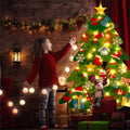 😍Felt Christmas Tree Set with 32PCS Ornaments Wall Hanging Tree