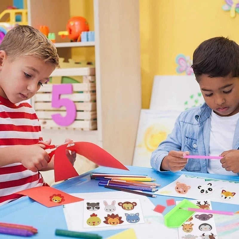 🔥Summer Hot Sale 48% OFF💖DIY children's free stick cartoon diamond painting🔥(Buy 6 Free Shipping)