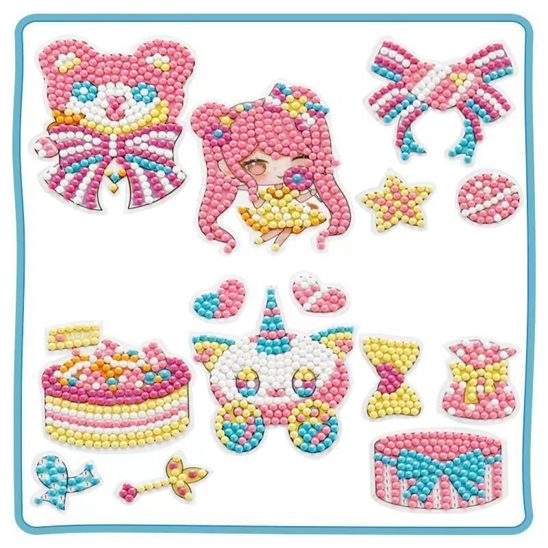 🔥Summer Hot Sale 48% OFF💖DIY children's free stick cartoon diamond painting🔥(Buy 6 Free Shipping)
