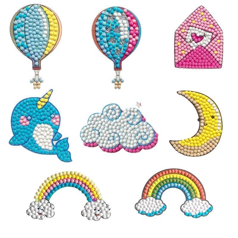 🔥Summer Hot Sale 48% OFF💖DIY children's free stick cartoon diamond painting🔥(Buy 6 Free Shipping)
