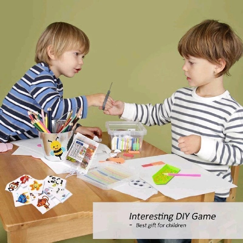 🔥Summer Hot Sale 48% OFF💖DIY children's free stick cartoon diamond painting🔥(Buy 6 Free Shipping)