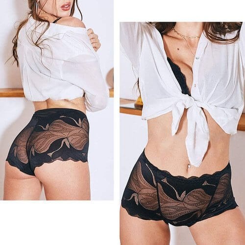 💝Hot Sale 💝-Ladies Silk Lace Handmade Underwear Pack