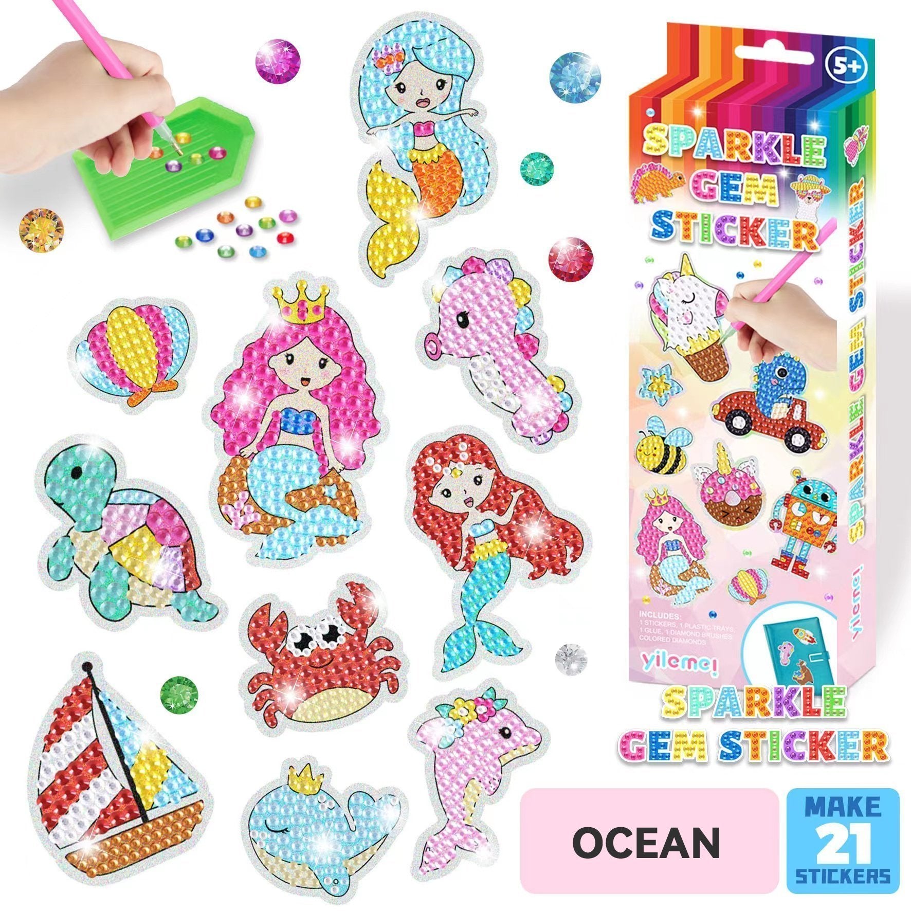 🔥Summer Hot Sale 48% OFF💖DIY children's free stick cartoon diamond painting🔥(Buy 6 Free Shipping)