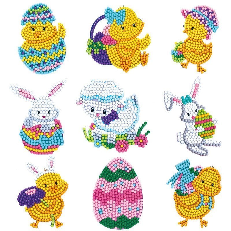 🔥Summer Hot Sale 48% OFF💖DIY children's free stick cartoon diamond painting🔥(Buy 6 Free Shipping)
