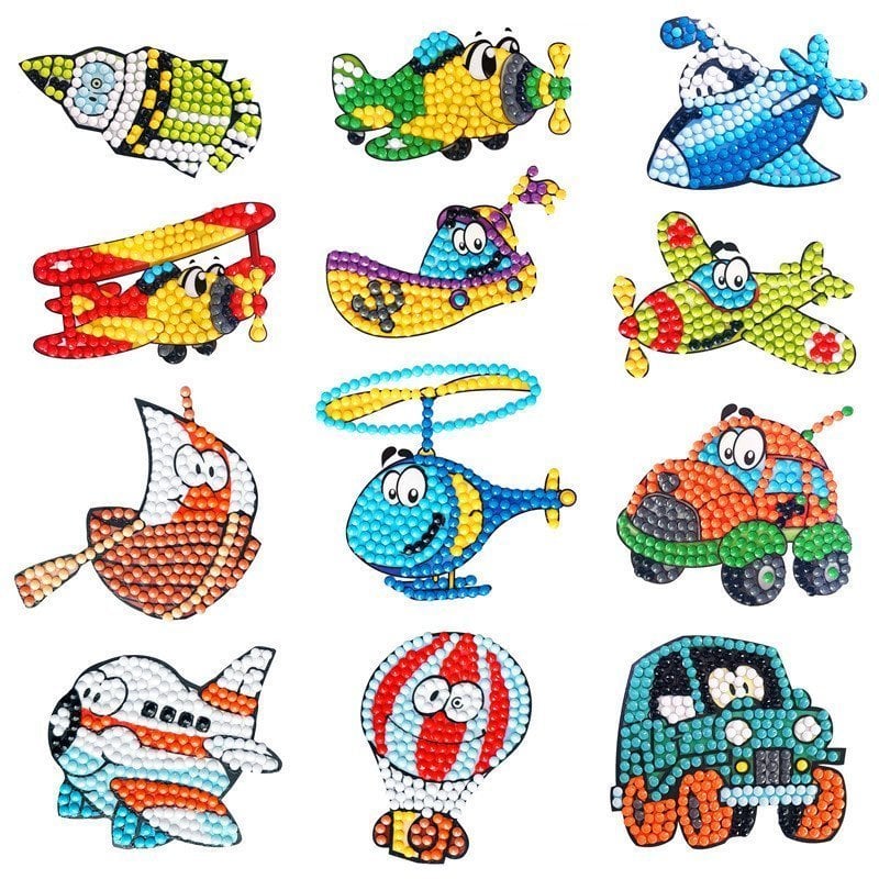 🔥Summer Hot Sale 48% OFF💖DIY children's free stick cartoon diamond painting🔥(Buy 6 Free Shipping)