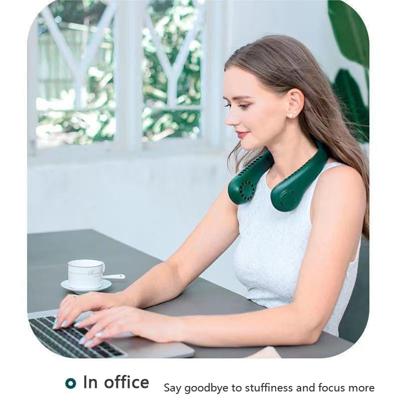 🔥Portable Neck Fan, Bladeless Hands Free Fan🔥