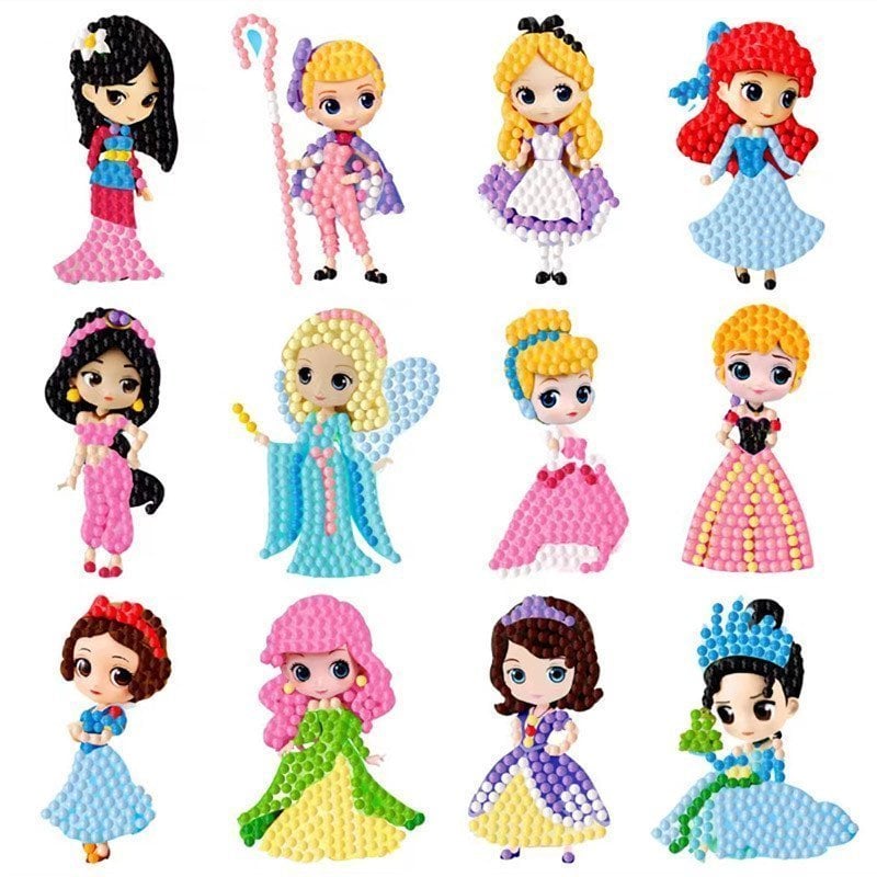 🔥Summer Hot Sale 48% OFF💖DIY children's free stick cartoon diamond painting🔥(Buy 6 Free Shipping)
