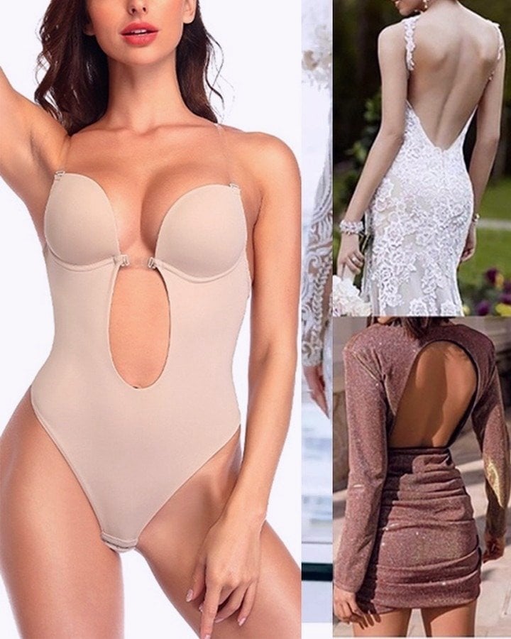 🔥Buy 2 Free Shipping - Plunge Backless Body Shaper Bra